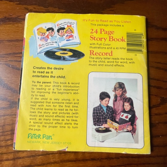 The Night Before Christmas Record and Book 45 RPM 7” w/ A Visit from St Nick bk - Picture 2 of 12